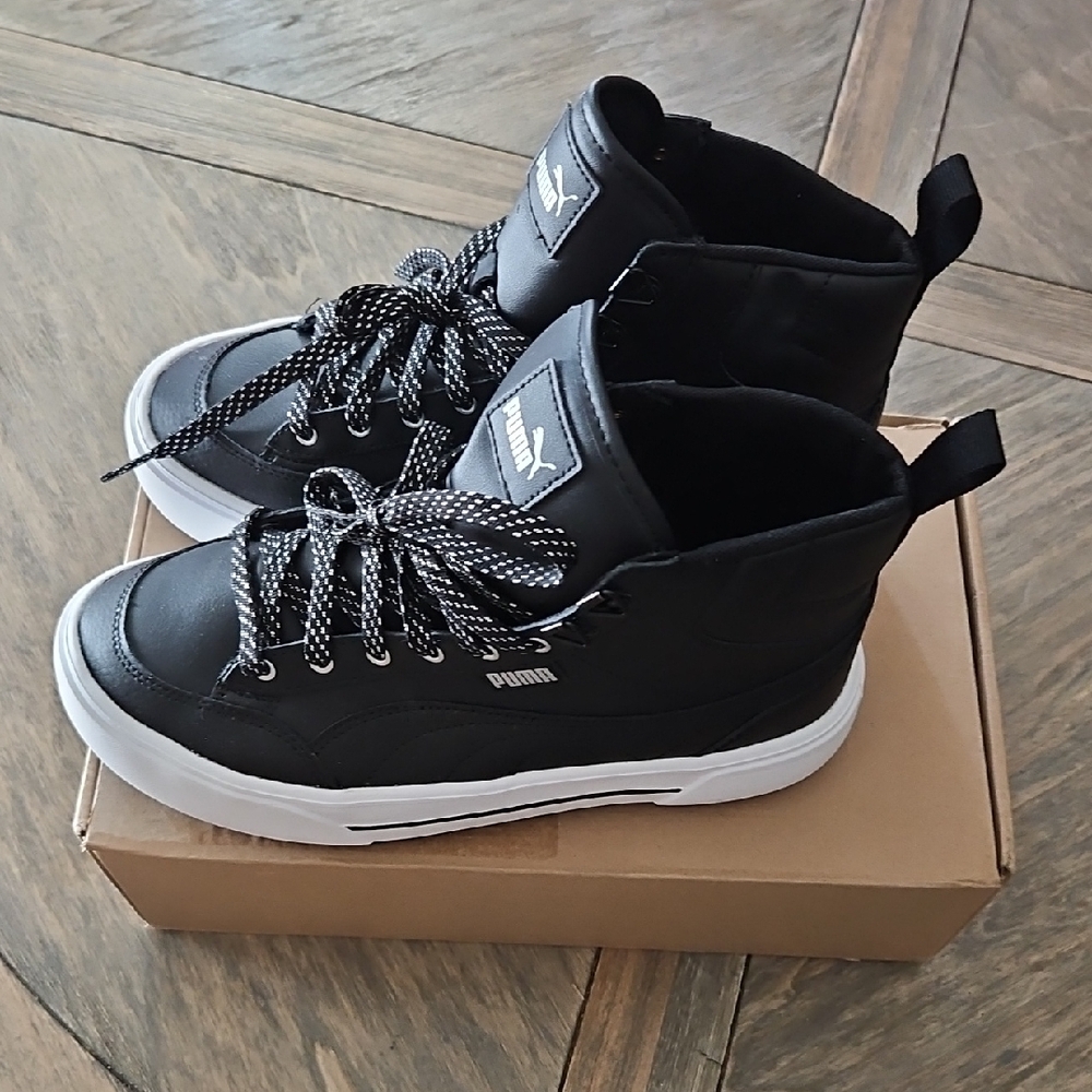 Puma Black High-Top Casual Booy - Picture 2 of 3
